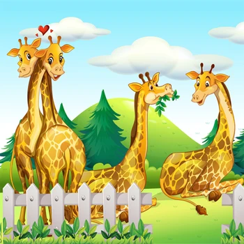 

Custom 3D Wallpaper Modern Minimalist Children's Room Giraffe Wall Decoration Mural Living Room Bedroom Home Decor Wall Painting