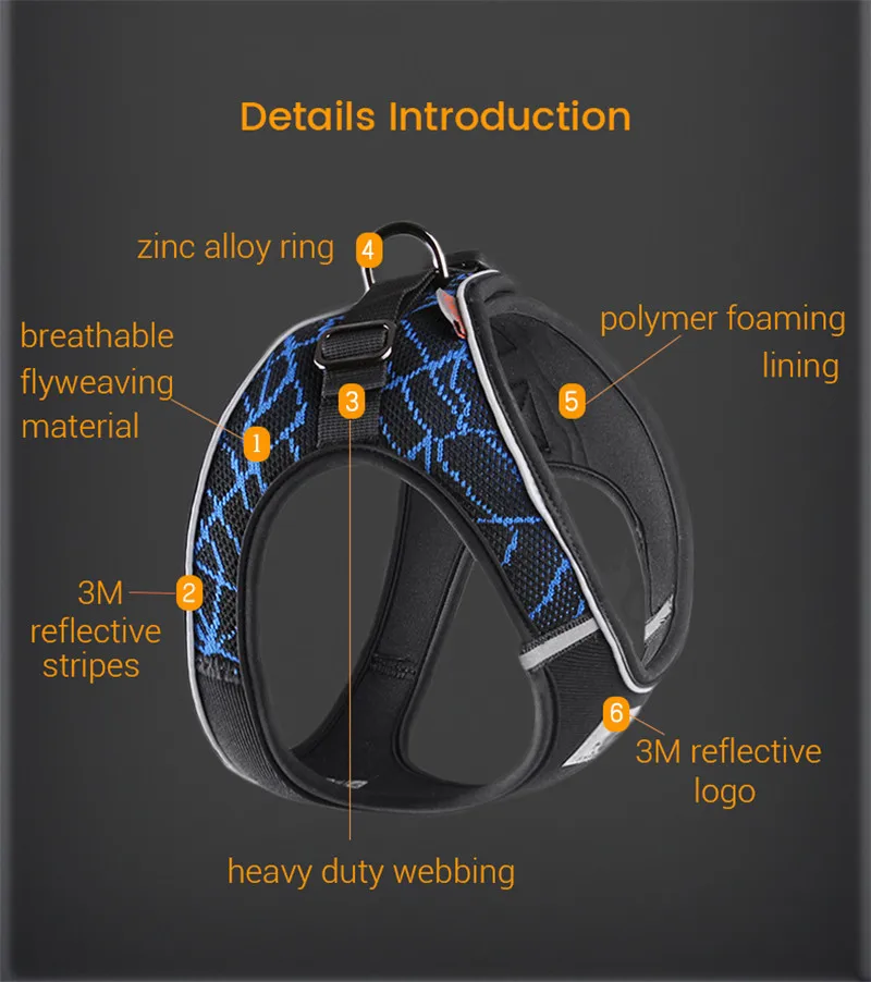Dog Harness Breathable (3)