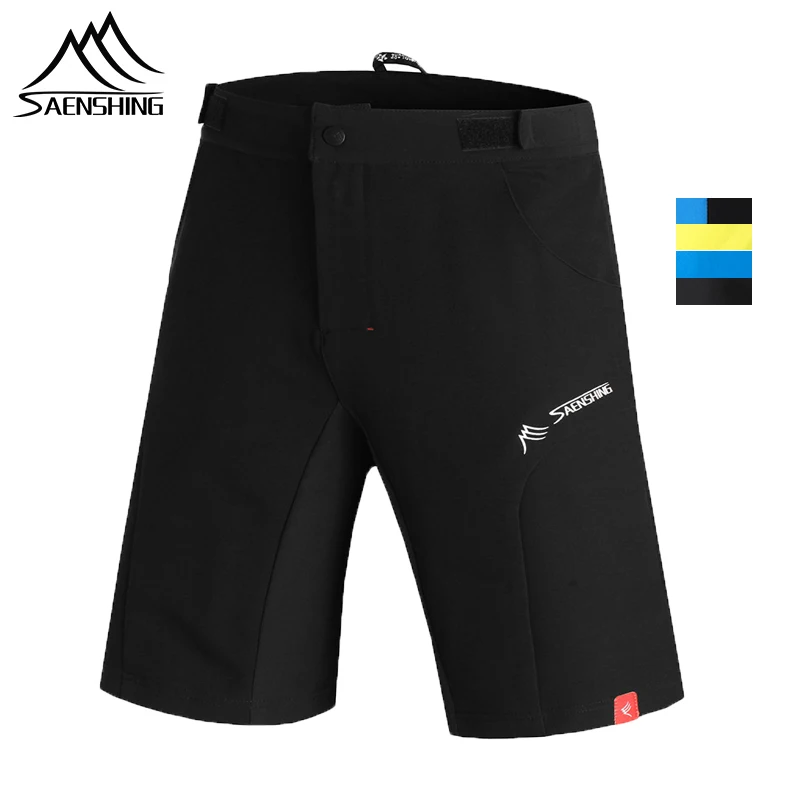

SAENSHING Downhill Cycling Shorts Men Brand Sport Mtb Shorts Rock Racing Mountain Bike Shorts Quick Dry Culote Ciclismo Hombres