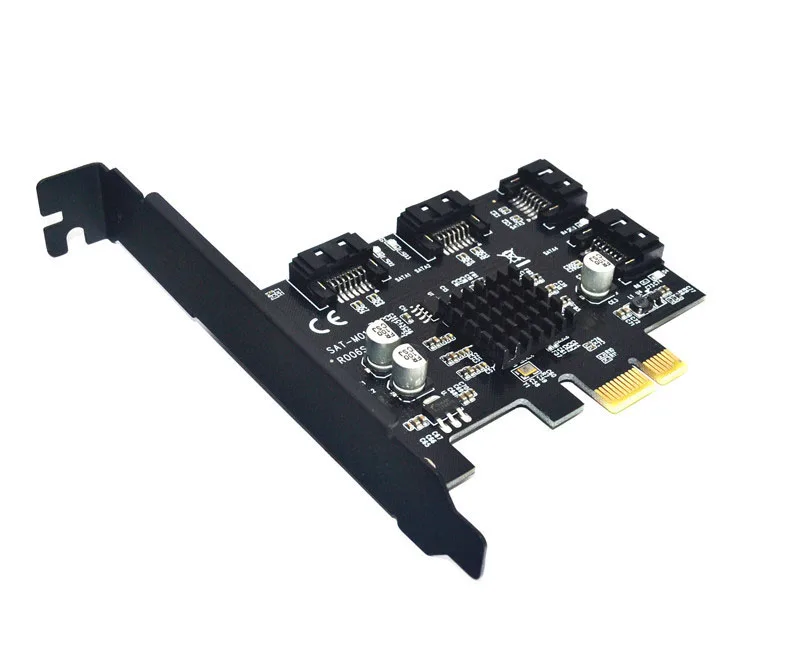 Marvell 88SE9215 4 порта SATA 6G PCI Express контроллер карты PCI-e для SATA III 3,0 конвертер PCI низкопрофильный кронштейн SATA3.0