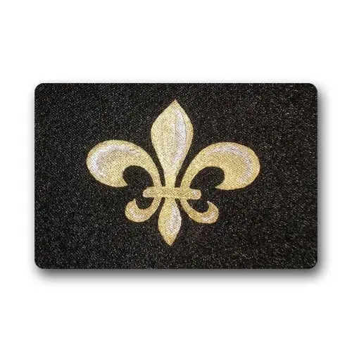 Good Quality Custom Fleur De Lis B Doormat Rug Indoor Outdoor Door Good Quality Custom Fleur De Lis B Doormat Rug Indoor Outdoor Door Mats Home Decor 23 6