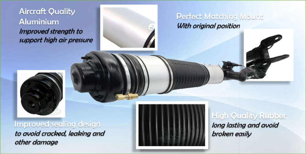 Airsusfat передний левый воздух амортизатор подвески для Audi A6 C6 4F Allroad 2007-2010 воздушный амортизатор пневматическая стойка 4F0616039N 4F0616039P