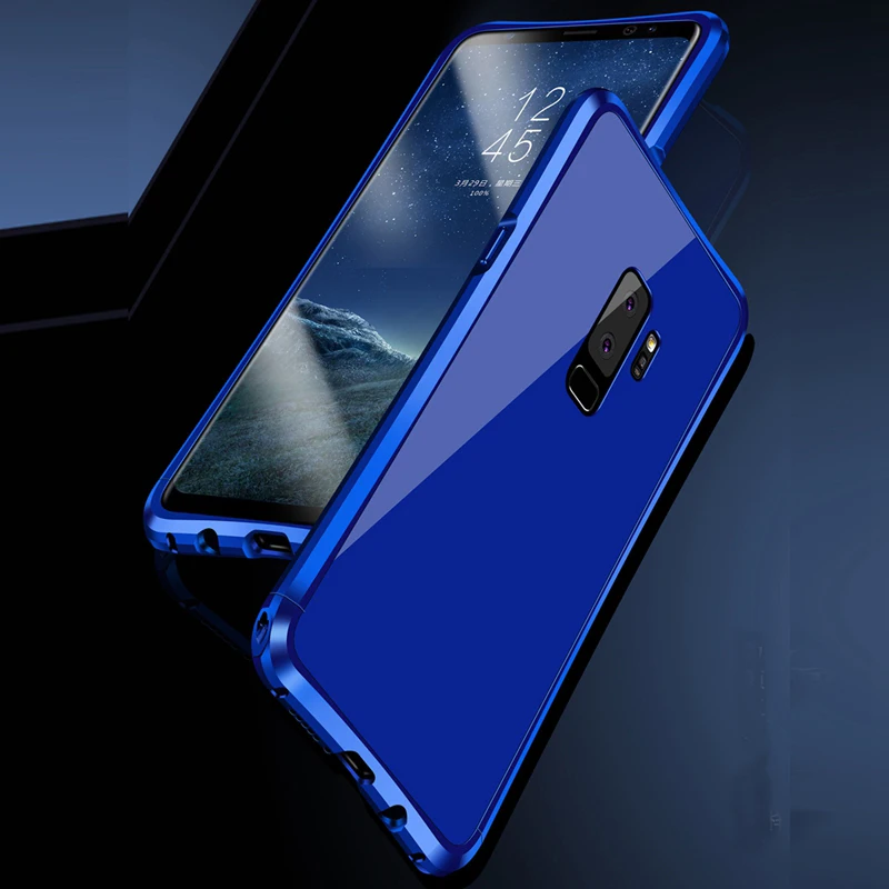 S9 + Алюминиевый металлический бампер для samsung Galaxy чехол S8 Plus Note 8 роскошный