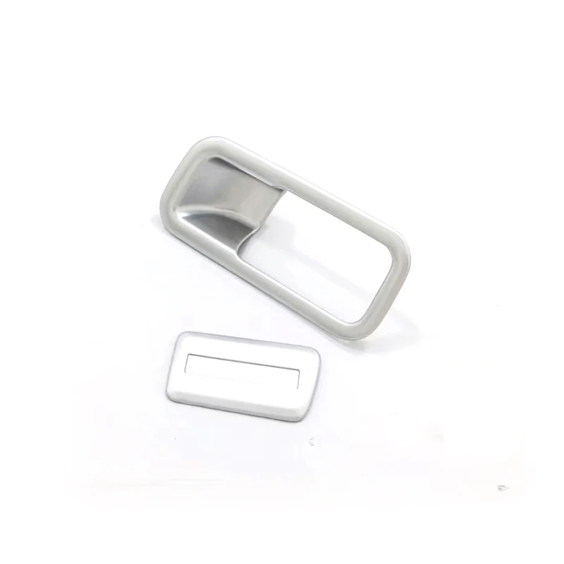 

For Hyundai Kona Encino 2017 2018 Front Interior Storage Glove Box Cover Accessory Trim 2pcs ABS Matte