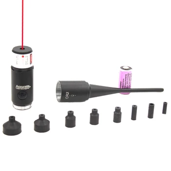 

Upgraded .177 to .50 Caliber Rifle Handgun Laser Bore Sighter Red Dot Boresighter Set For Multi-adapters Bore Sight Rifle Scope