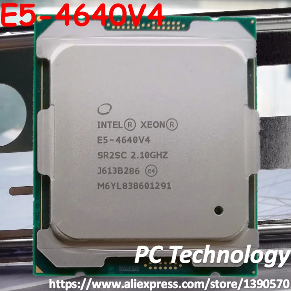 Оригинальный смартфон Intel Xeon E5 4640v4 2 10 ГГц 12 ядер 30 Мб SmartCache 105 Вт 4640 v4 | Компьютеры и
