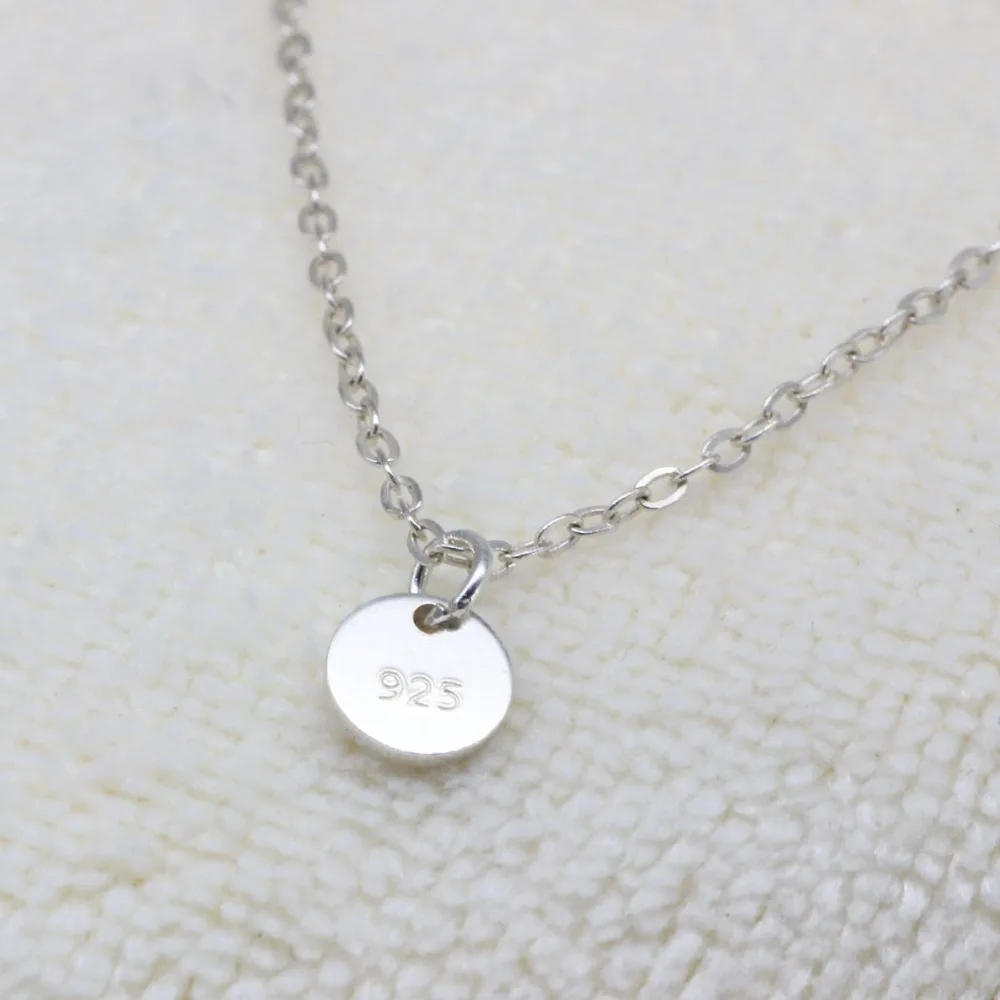 

S925 Silver Charm Bracelet Any Words Can Be Customed Unisex Round Jewelry Gift For Valentine's Day YP6441