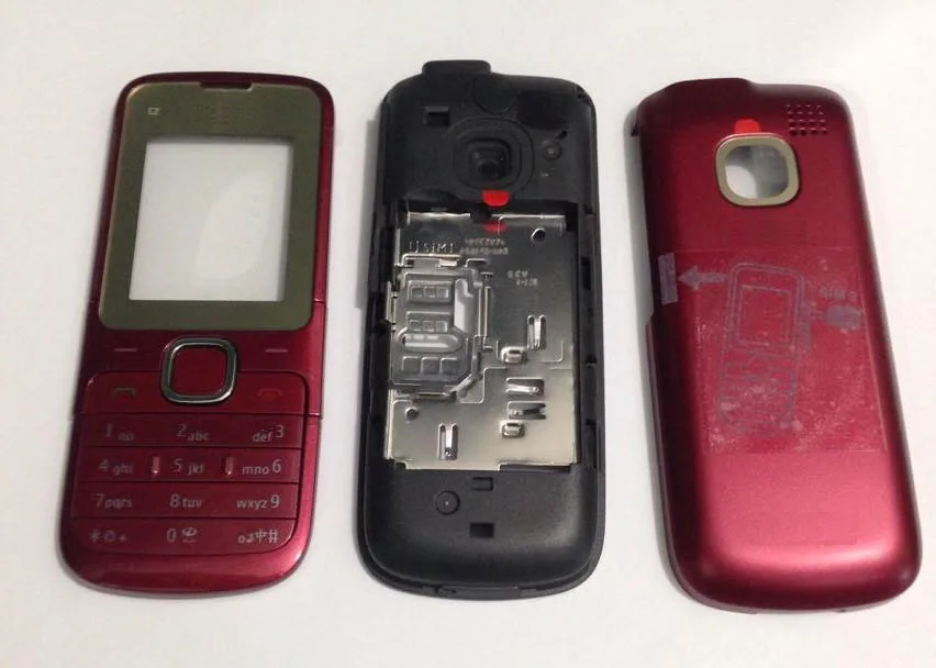 Полный Чехол для мобильного телефона с английской клавиатурой для Nokia C2-00 c200+ инструмент