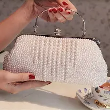 Rhinestone Full Pearls Fashion Banquet Evening Bag Day Clutch Wedding Bridesmaid Bag Small Lady Handbags Elegant Women’s handbag