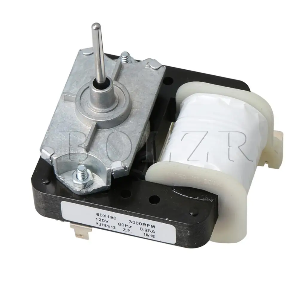 

BQLZR 7.5x6.1x8.6cm Multi-Color Metal Material WR60X172/WR60X190 Evaporator Fan Motor Kit for Refrigerator Replace Part