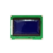 Glyduino 12864B ЖК-дисплей Дисплей модули синий Экран с Подсветка 5V ST7920 12864 Либ параллельно Порты и разъёмы ЖК-дисплей Дисплей для Arduino