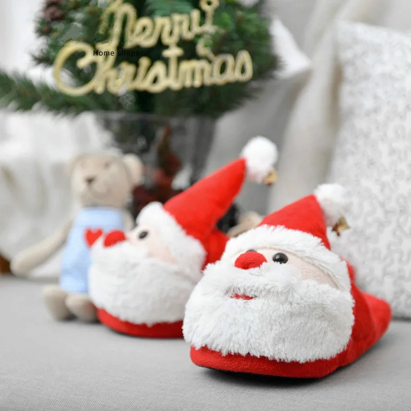 infant santa slippers