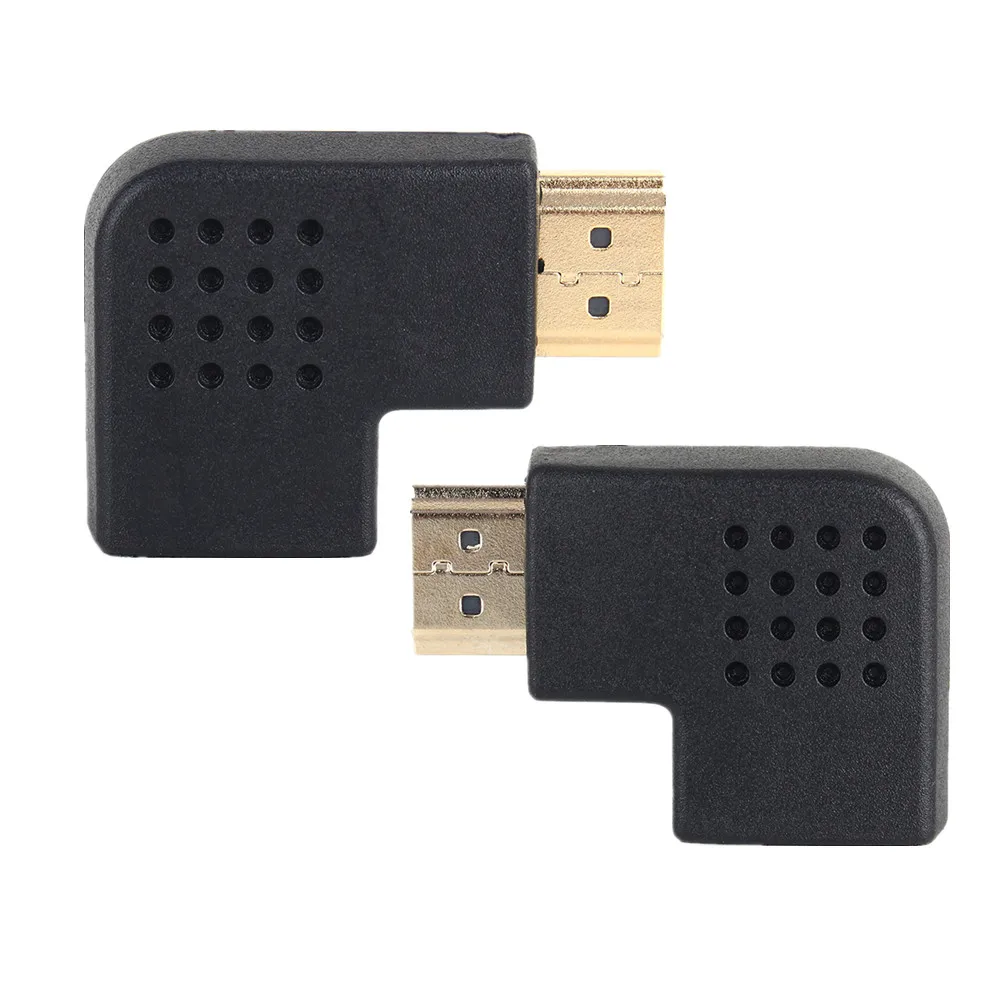 HDMI угол 90 градусов правый/левый папа к Женский HDTV адаптер конвертер для Разъем