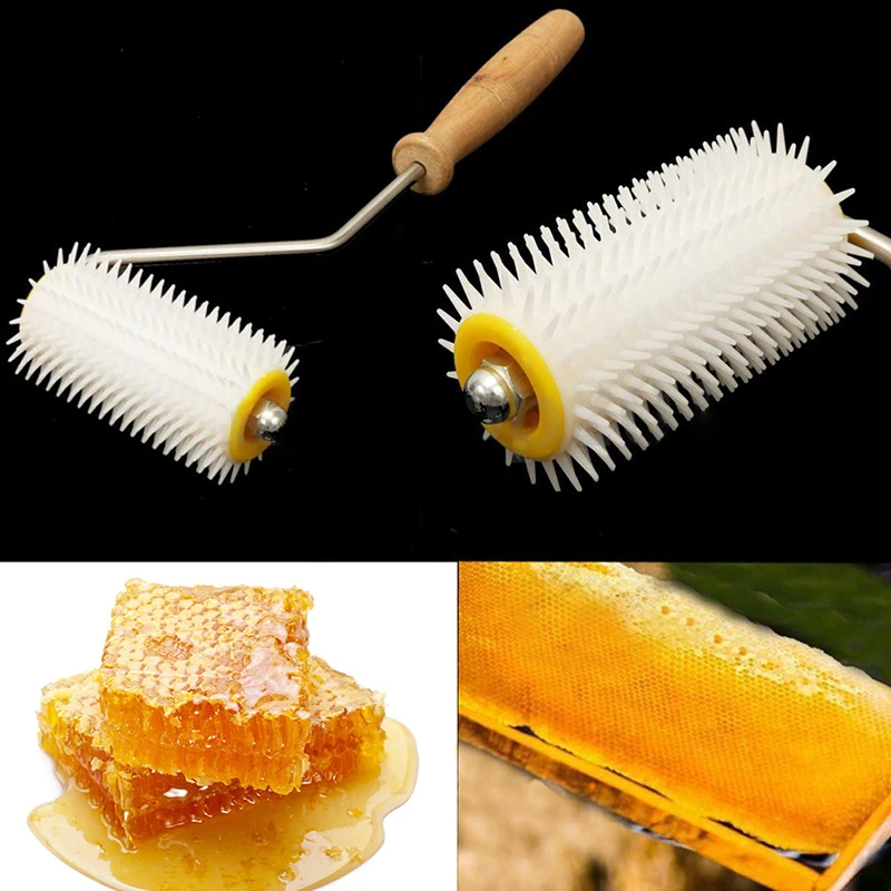 

New BeeKeeping Plastic Needle Roller Uncapping Bee Honey Comb Extracting Tools