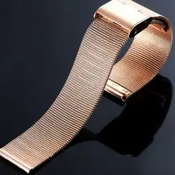 16/18mm плетеный из нержавеющей стали сетки ремешок для запястья сменный браслет наручных часов инструмент, пригодный для Fitbit Charge2 дышащий