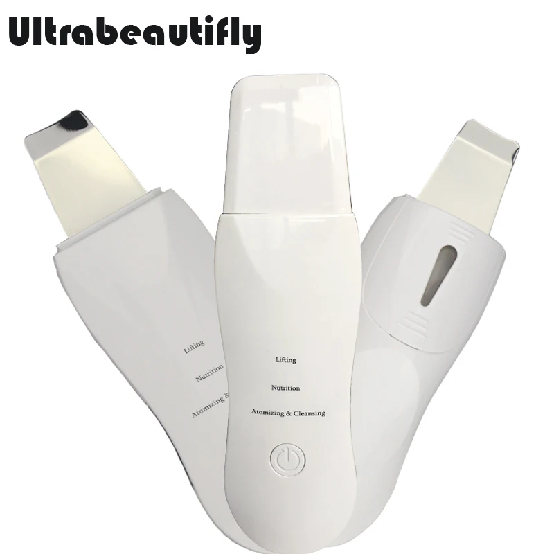 Portable High Frequency Vibration Sonic Skin Scrubber Pores Cleansing Peeling With Nano Hydro Spa Water Atomizing Mist Sprayer Portable High Frequency Vibration Sonic Skin Scrubber Pores Cleansing Peeling With Nano Hydro Spa Water Atomizing Mist Sprayer