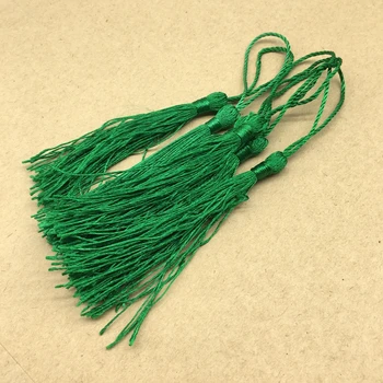 

Free Shipping 10pcs/lot Mix Color Imitation Silk Bohemian China Knot Tassel Jewelry Making Accessories Earring Findings