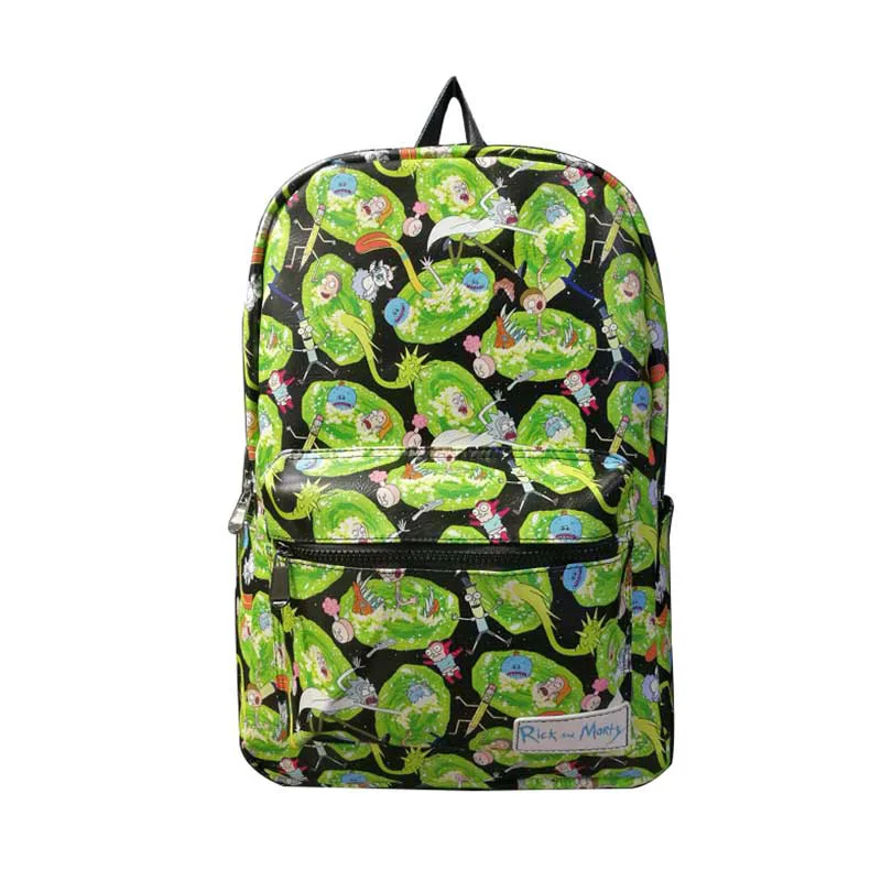 

Anime Rick and Morty Backpacks Student Leather School Bag Cute Cartoon Daily Backpack for Teenager Boy Girl Fashion Schoolbag