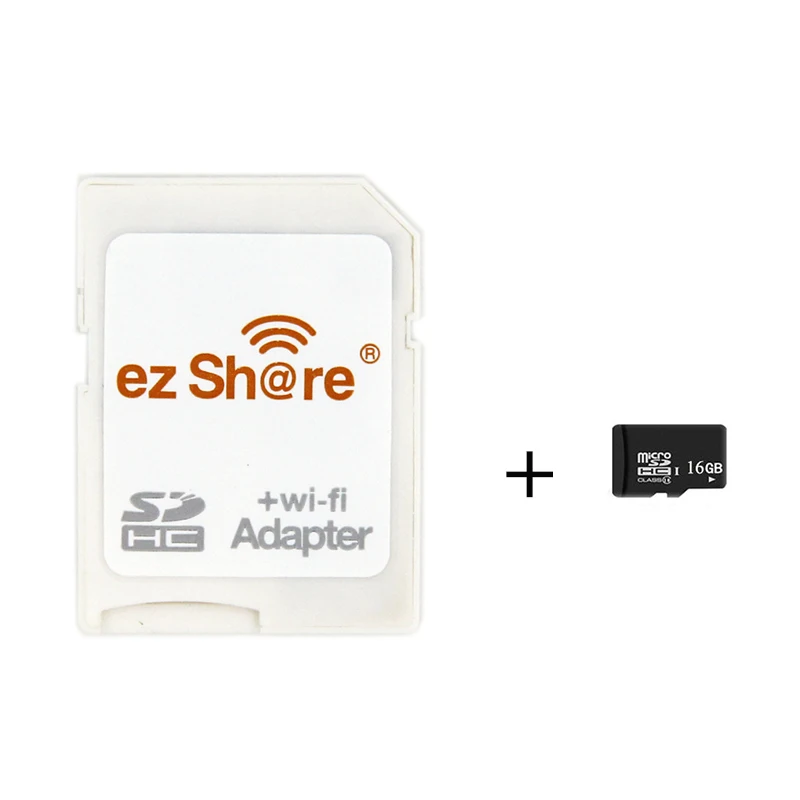 Новейший адаптер Ezshare micro sd wifi с поддержкой 8G 16G 32G карты памяти TF MicroSD адаптер WiFi SD карта - Цвет: add 16 gb