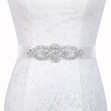 Inofinn Z16 Кристалл Свадебные аксессуары Атлас свадебное платье ремень свадебные ленты пояс Кушак Пояс для вечернего платья для выпускного вечера