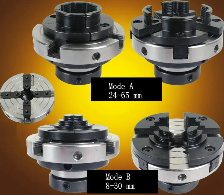 4-х дюймовый ноутбук в металлическом корпусе 4-челюсти Самоцентрирующийся зажимной Круглый коготь патрон внутренняя-круглый наружный C-type патрон деревообрабатывающий станок аксессуары