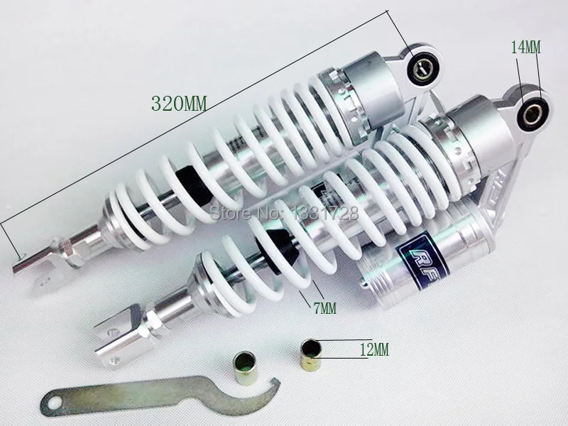 320 мм RFY воздушный Газовый амортизатор подходит для 50cc, 75cc, 90cc, 125cc, 150cc, 250cc, 301cc квадроцикл, Gokart, ATV, мотоцикл 320 мм RFY воздушный Газовый амортизатор подходит для 50cc, 75cc, 90cc, 125cc, 150cc, 250cc, 301cc квадроцикл, Gokart, ATV, мотоцикл