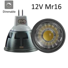 JLAPRIRA освещение MR16 Светодиодный 12 В лампа MR16 GU5.3 COB 3 Вт 5 Вт 7 Вт Диммируемый светодиодный Cob прожектор теплый холодный белый 110 В 220 В лампа