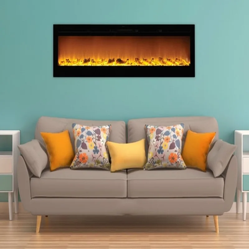 lowest price wholesale wall mounted/recessed electric fireplaces 60 inches