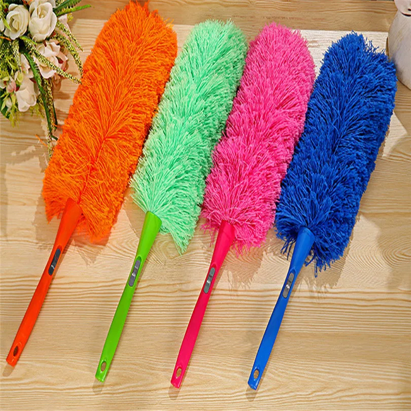 Household Dust removal Chenille Dust cleaner Magic Soft Microfiber Cleaning Duster Dust Cleaner Handle Feather Static Anti (3)