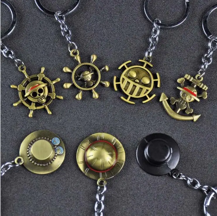 Одна штука игрушка фигурки брелок Шарм Luffy Zoro Sanji Nami держатель Chaveiro кулон для