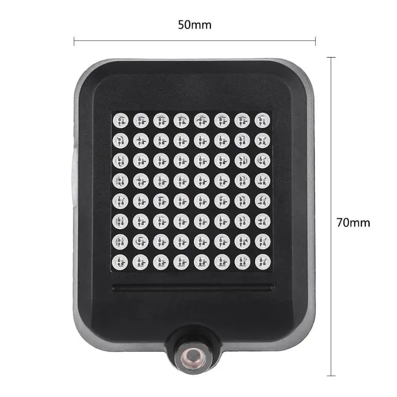 Best 64LED Bicycle Light Automatic Dirction Indicator Taillight USB Charging Mountain Bike Tail Rear Safety Warning Light Waterproof 14