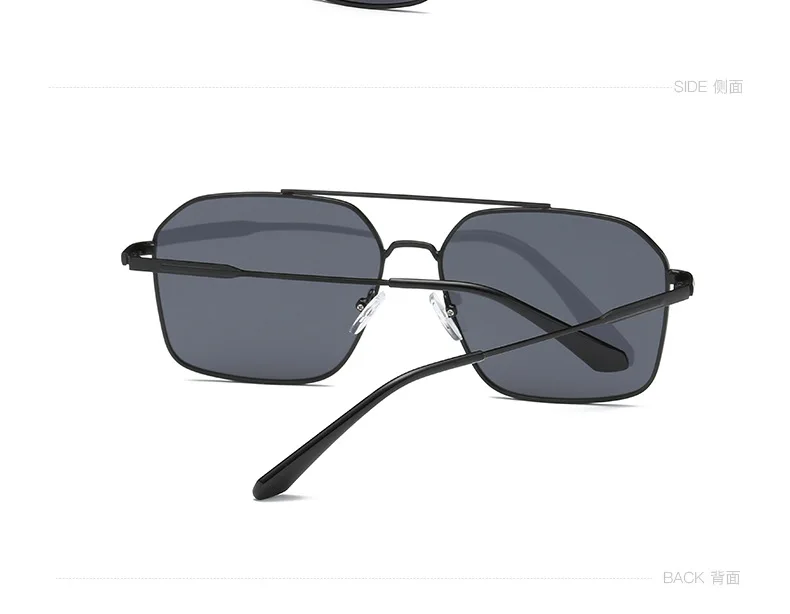Мужские солнцезащитные очки, классические, поляризационные, солнцезащитные очки для вождения, металлические, дизайнерские, очки по рецепту, солнцезащитные очки, большая коробка, UV400 326