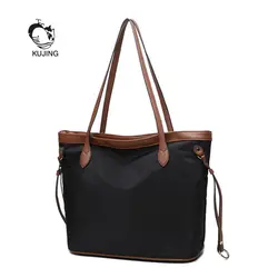 Kujing модные Сумки высокое качество Лидер продаж женские сумки большой Ёмкость среднего возраста Для женщин Хозяйственные сумки дешевые