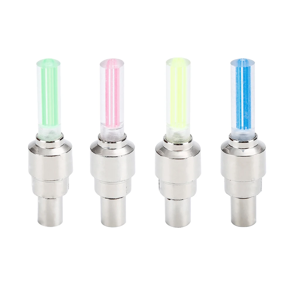 Sale 2018 Hot Sale Bike Light with No Battery Mountain Road Bike Bicycle Lights LEDS Tyre Tire Valve Caps Wheel Spokes LED Light 12