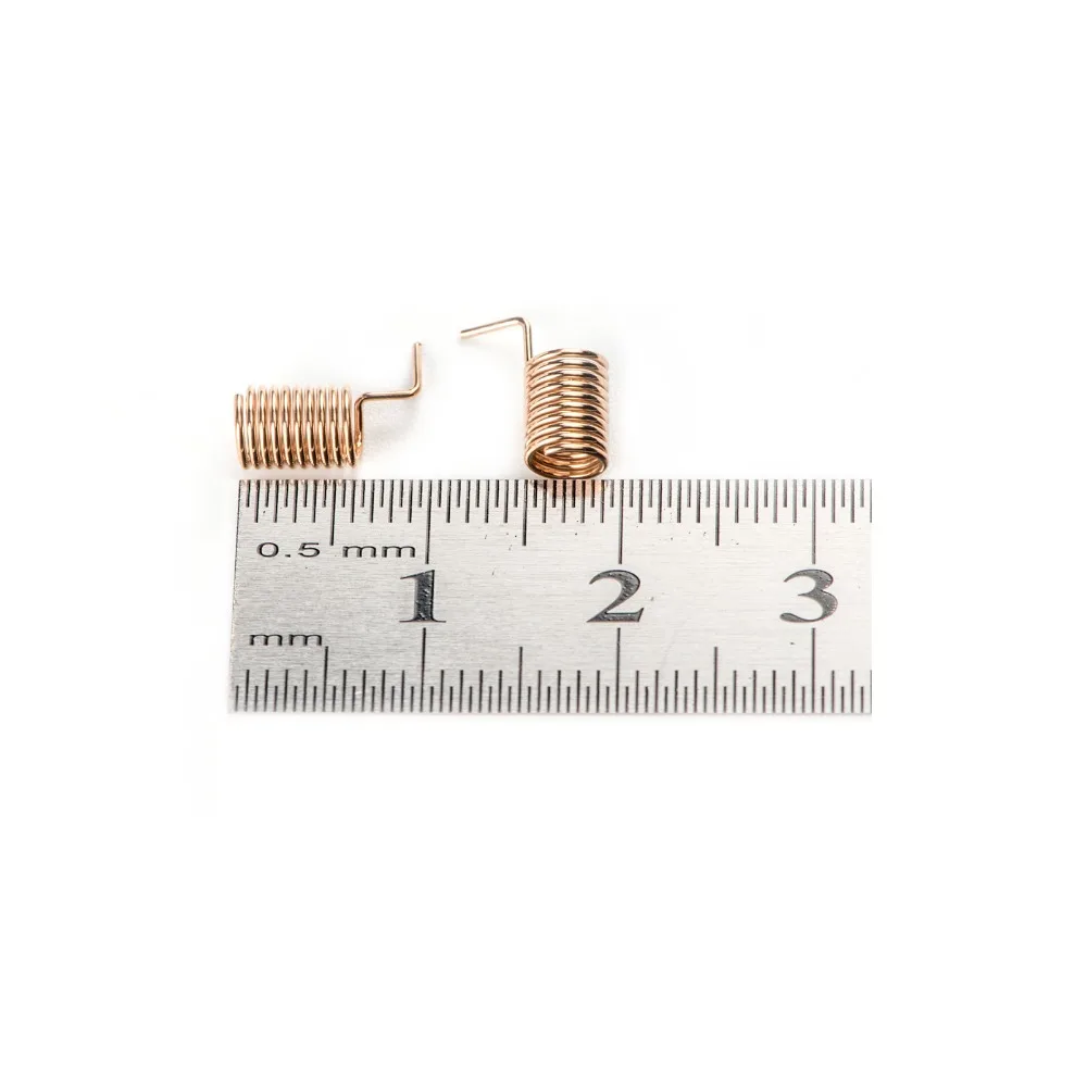 

G-NiceRF 1000pcs SW868-TH06 Small size Copper Spring 868MHZ Antenna Copper helical Antenna 2.15 dBi spring antenna 868mhz