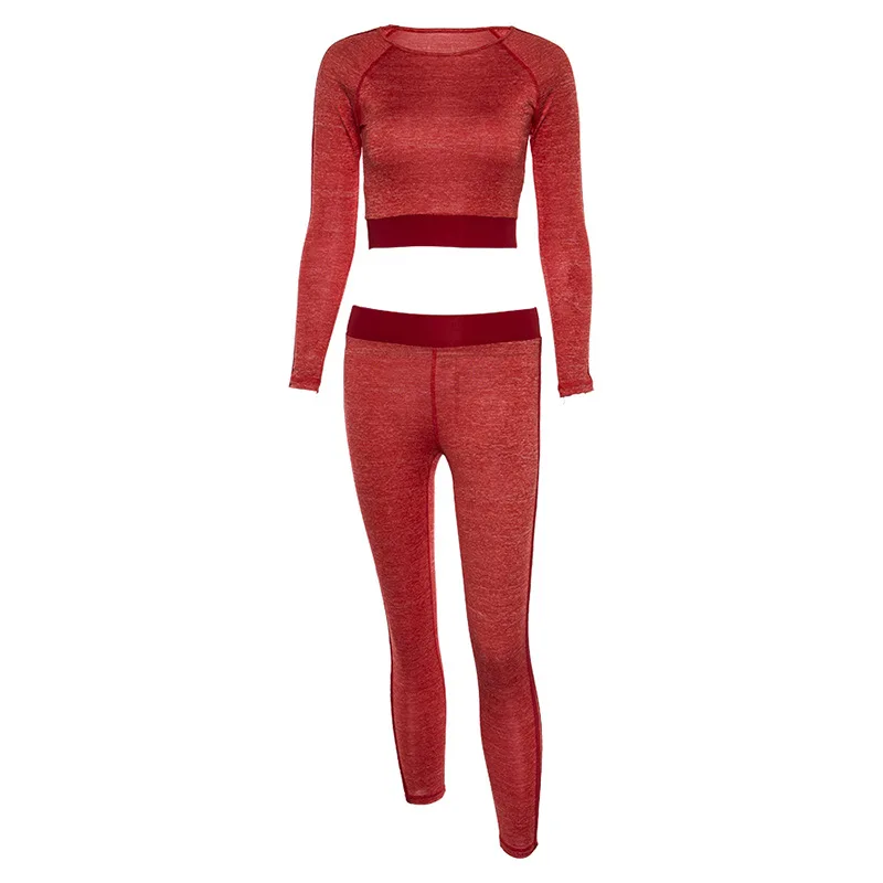 Горячая новинка Женская Спортивная одежда для тренировок для женщин Йога бег фитнес набор 3 цвета buzos deportivos para mujer Спортивная одежда