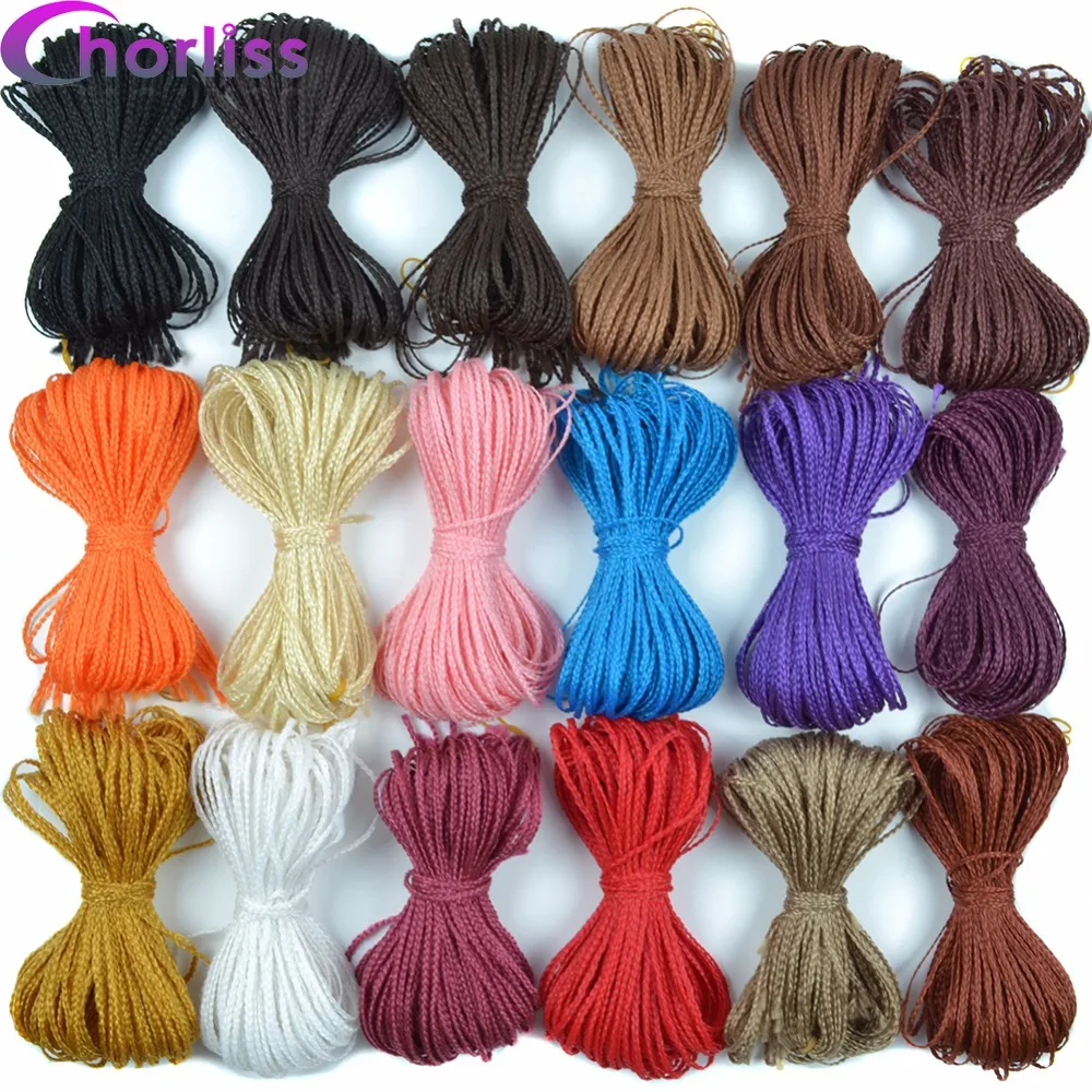 

Chorliss 24"(65cm)Jumbo Braids Ombre Braiding Hair Bundles Synthetic Crochet Hair Extensions Blue Yellow Red Crochet Braids 100g