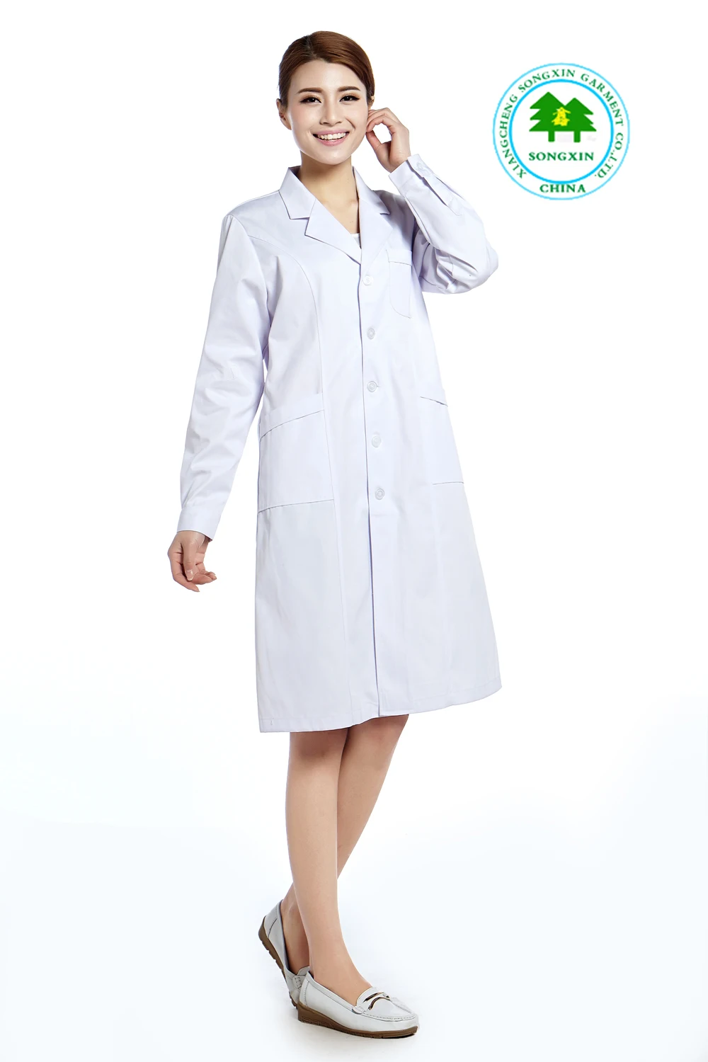 Free Shipping OEM lab coat uniform lab coats medical scrubs dental uniform nurse uniform factory