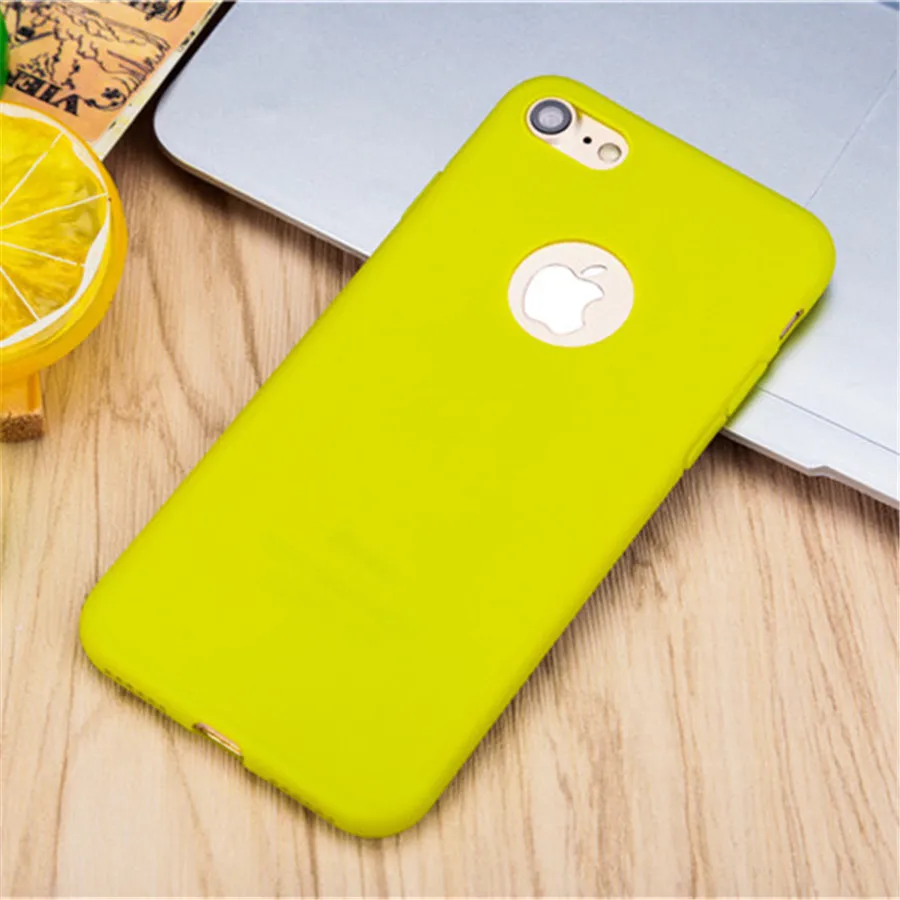 Чехол ANTE, Роскошный Матовый Мягкий силиконовый чехол для iPhone 6, чехол s 6s Plus, полный чехол для iPhone 6, 7 Plus, чехол для телефона, чехол s - Цвет: Green