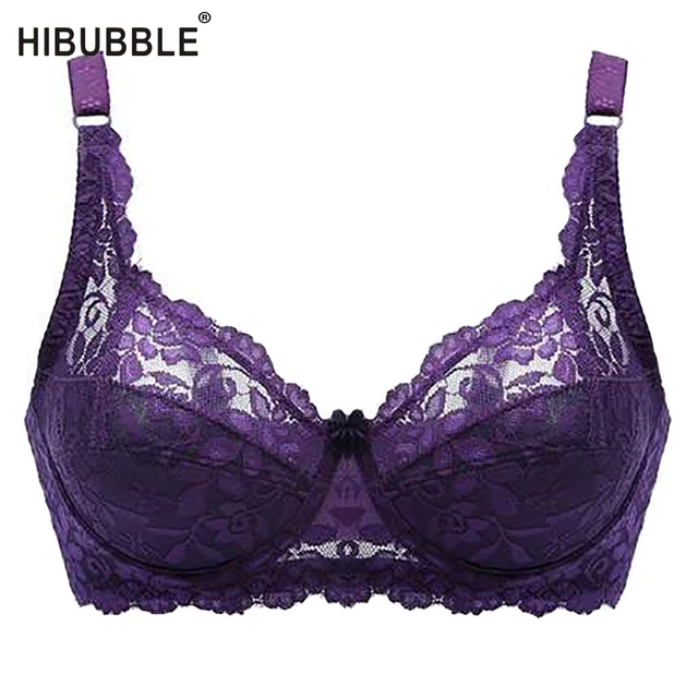 Beauwear Pure Color cotton bras for women underwire Bra with hoops full cup lace  bralette 85D