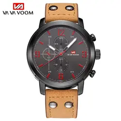 Мужские часы лучший бренд мужские часы кожаные спортивные водонепроницаемые часы мужские часы военные Роскошные Аналоговые кварцевые