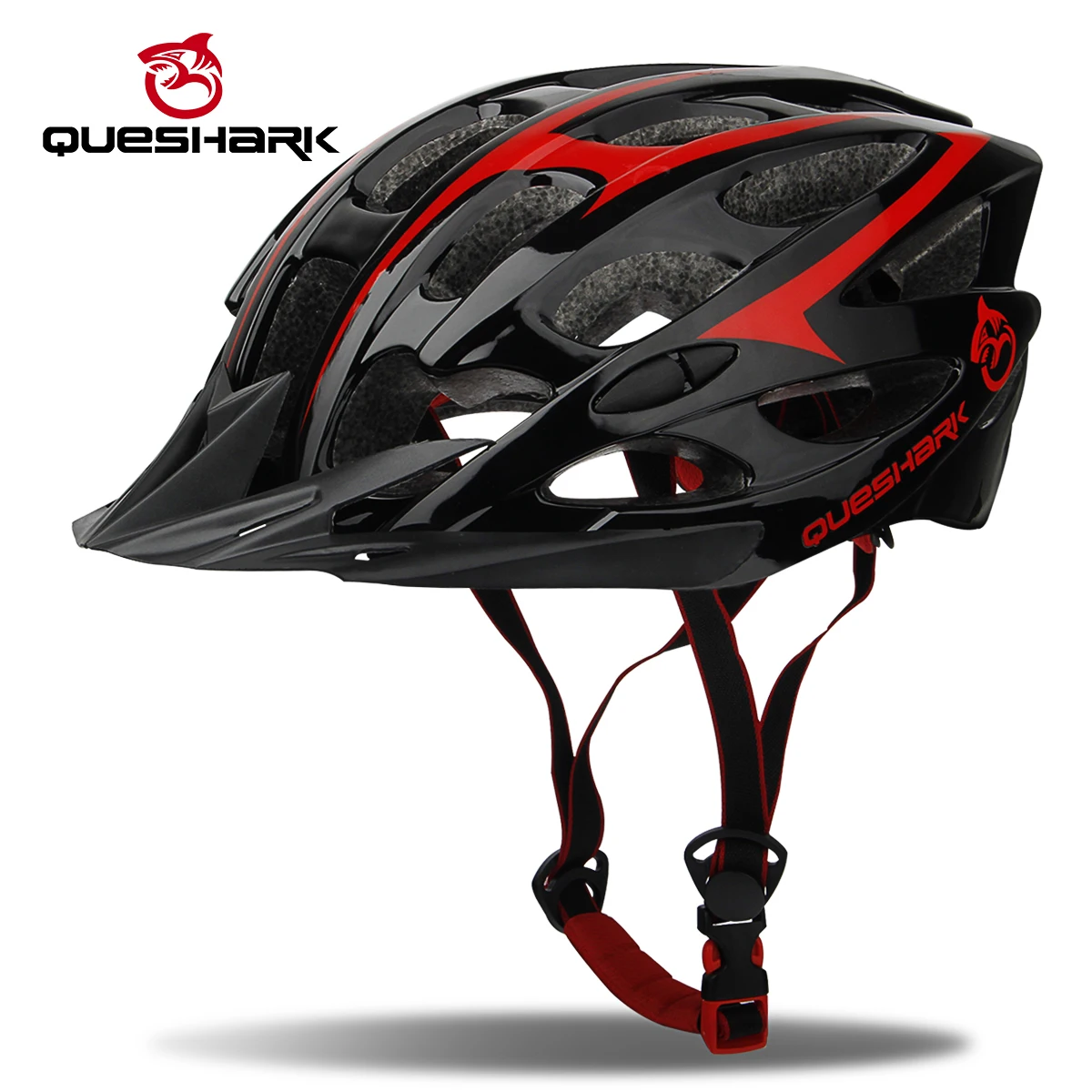 

QUESHARK Men Women Ultralight Bicycle Helmet 28 Vents Integrally Molded Cycling Helmets Safety Riding MTB Road Bike Helmets