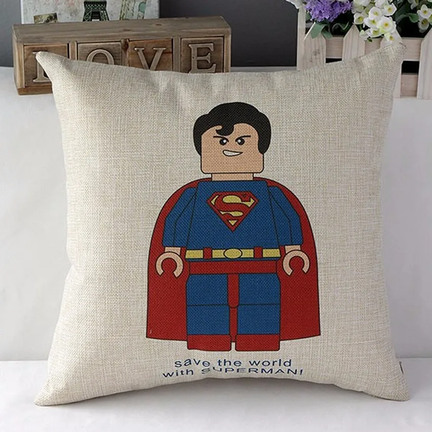 18-Steel-Superman-Spiderman-Batman-Robot-Ironman-Decorative-Throw-Pillows-Cotton-Linen-Chair-Seat-Cushion-Cover (2)