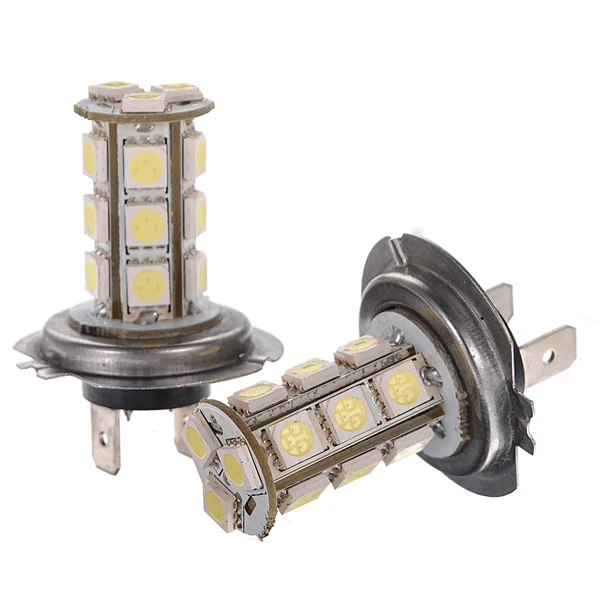 

Hot Sale Pure White 5W H7 18 SMD LED Car Auto Light Source Driving Fog Headlight Bulb Lamp DC12V