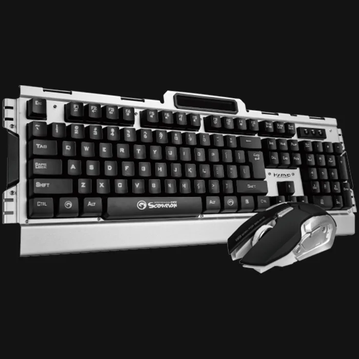 

MARVO Wireless Gaming Keyboard And Mouse Combo , Professional Ergonomic Game Keyboard Mouse For Computer /Desktop KW511