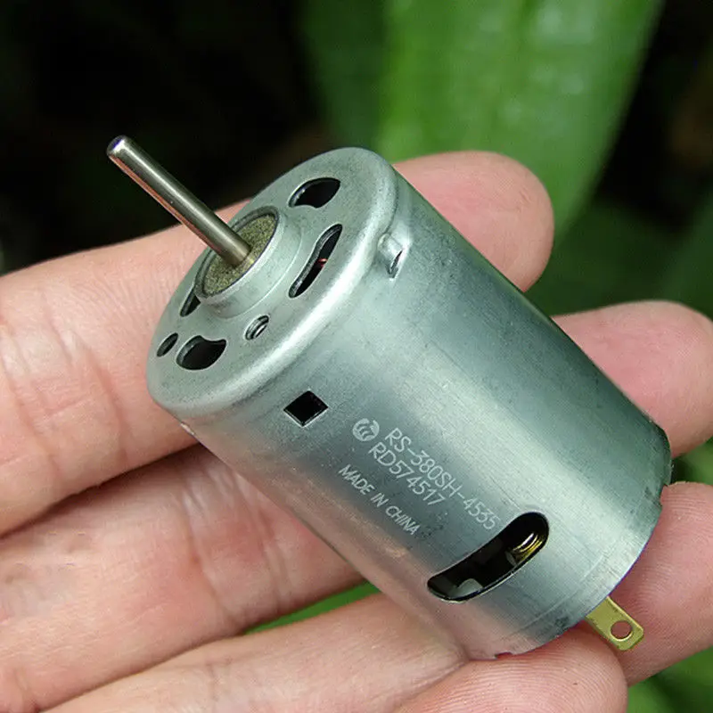 Mabuchi RS-380SH DC 3V 6V 7.2V 12V 22000RPM High Speed Carbon Brush DC Motor Toy