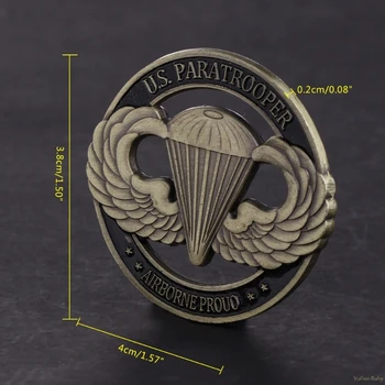 

Commemorative Coin American Paratrooper US Hollow Collection Arts Gifts Souvenir Noncurrent Coin Aug22_18