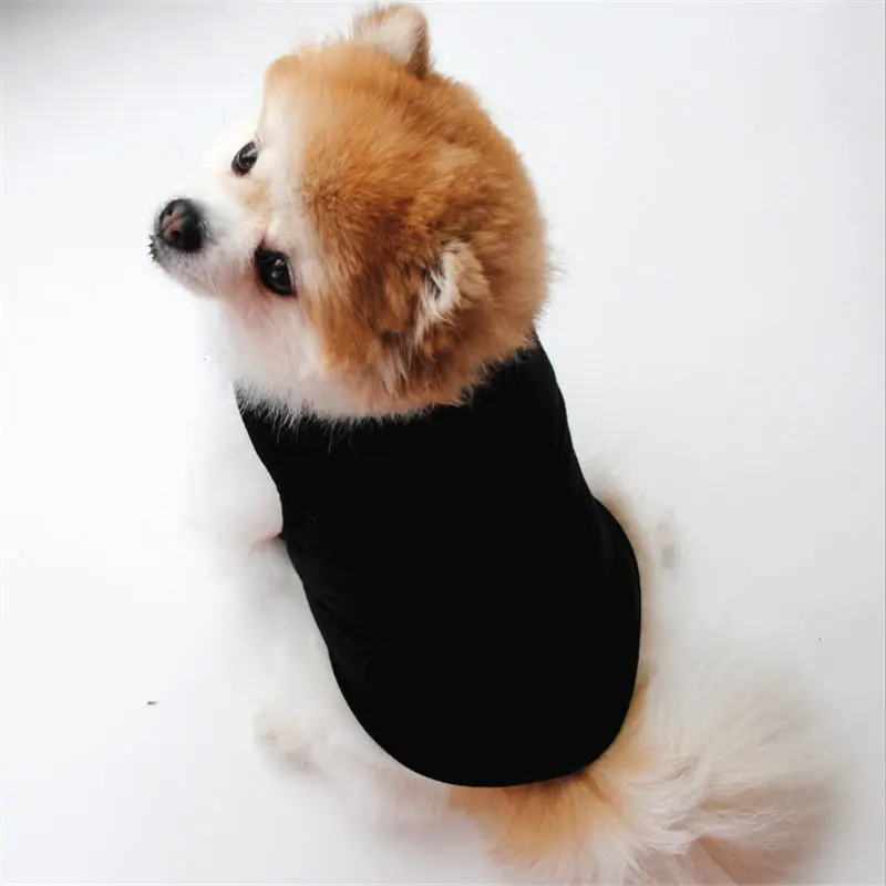 

Pure Color Dog Clothes Summer Puppy t shirt Dogs Pet Clothing for Small Medium chihuahua t shirt Dogs Chihuahua Clothes