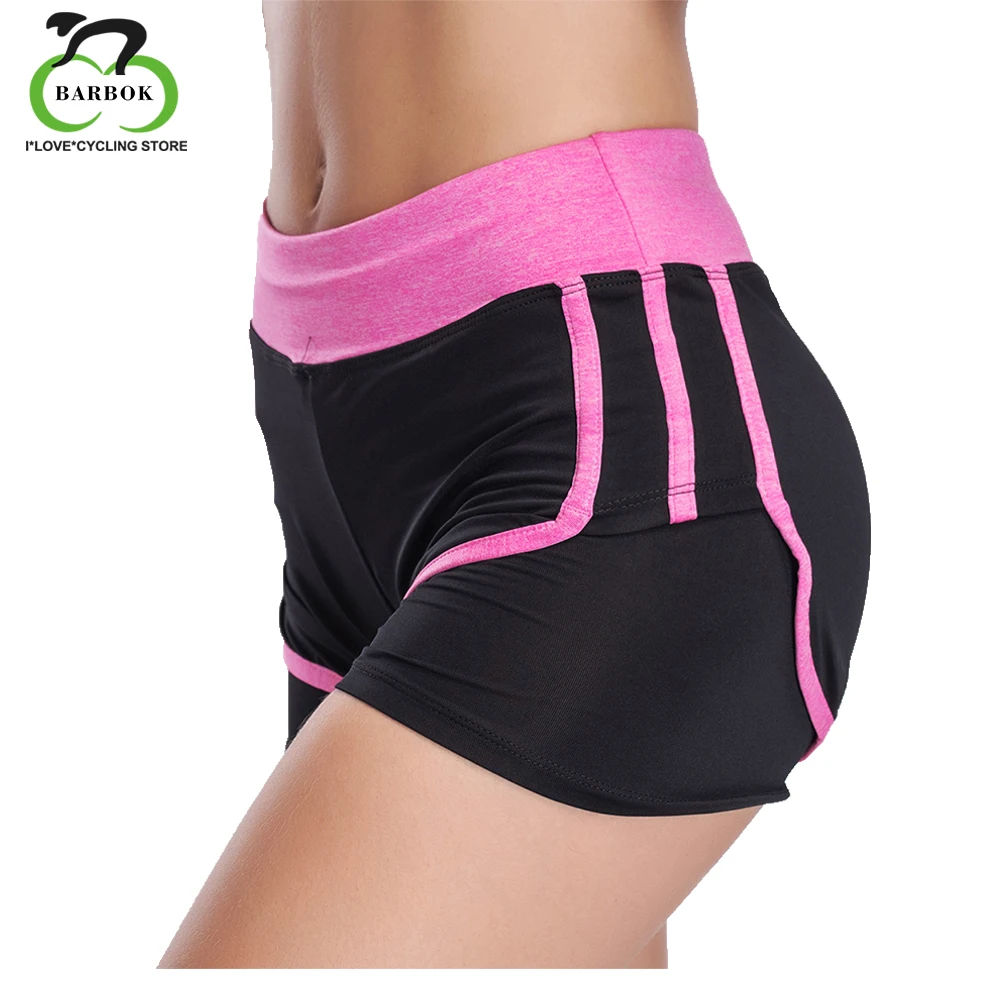 Buy BARBOK Double Layer Sports Gym Yoga Shorts Women
