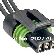 Longyue10pcs 3 булавки коленчатого вала/температура охлаждающей жидкости сенсор Разъем косичка 2001 Dodge Ram 1500 разъем 15 см провода